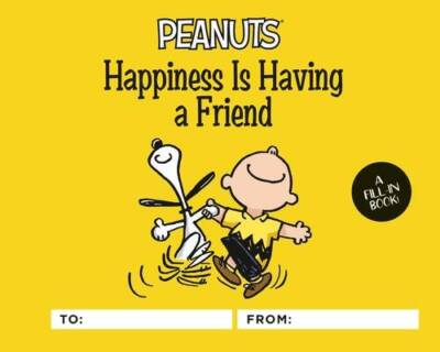 #ad #ad Peanuts: Happiness Is Having a Friend: A Fill In Book Hardcover GOOD $3.65