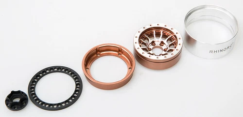 4 Stück Aluminium 1,9 Zoll Beadlock Felge 1/10 RC Crawler Auto SCX10 RR10 TRX4 TRX6 - Bild 35 von 35