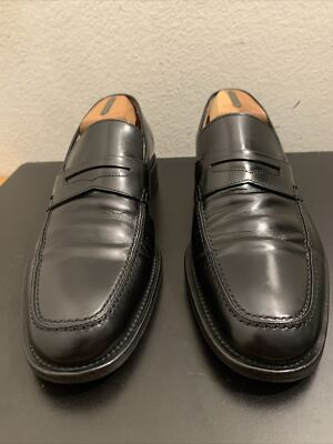 【関税&送料込】Salvatore Ferragamo Black Leather Lyrai Thon FERRAGAMO Grandioso Gancini Leather Loafers | Saks Fifth Avenue