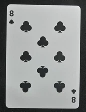 Theory11 Star Wars The Mandalorian Playing Card 8 Clubs