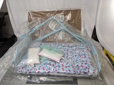 American Girl Doll Canopy Bed Blue 2016