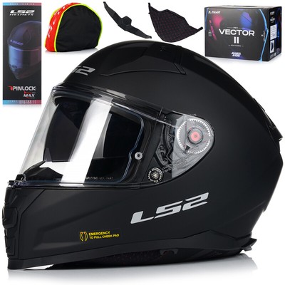 Motorradhelm LS2 FF811 VECTOR II Integralhelm Helm mit Sonnenblende Pinlock