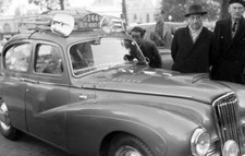 Proos Hoogenduk Seitz, Sunbeam-Talbot 90 1953 Old Motor Racing Photo 1