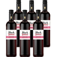 6 Black Tower Smooth Red Fruchtig Lieblicher Rotwein 12% Vol 6 X 75Cl