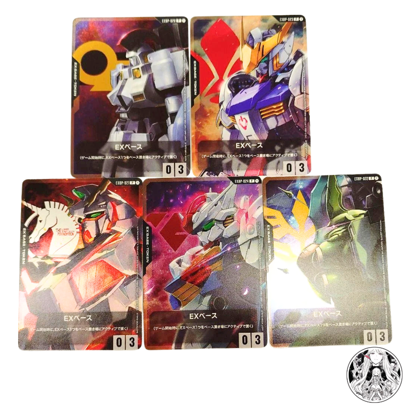 Gundam Card Game Campaign EX Base – Complete Set of 5 | eBay