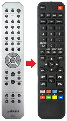 Fernbedienung passend für YAMAHA CD-S303 | CDS303 | CDX11