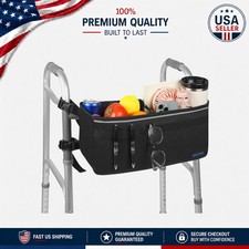 Durable Foldable Walker Accessories Bag for Seniors - Enhanced Daily Mobility