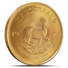 1976 1 oz South African Gold Krugerrand Coin 3821.76 per troy oz