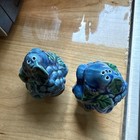 VNT Inarco “Mood Indigo” Blue Salt & Pepper Shakers, 1960, Made In Japan — photo 3