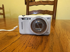 Samsung WB35F Compact Digital Camera 16.2MP 12x Zoom Wi-Fi NFC White USB
