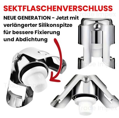 Sektflaschenverschluss Wein Sektverschluss Champagner Bier Verschluss Flaschen