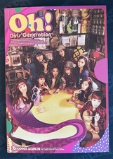 Girls' Generation SNSD 2nd Album Oh with Group Photocard Korean Ver 