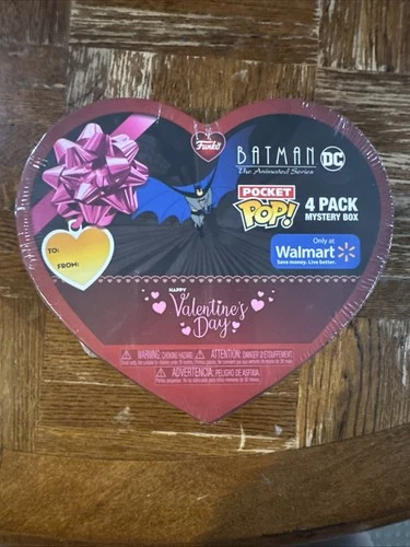 2021 FUNKO POCKET POP BATMAN BTAS ANIMATED SERIES 4 PACK WALMART EXCLUSIVE New
