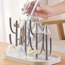 Baby Tree Bottle Drying Rack Dustproof Holder Cup Drainer Stand Halloween Gift