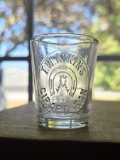 T.W. ATKINS / GIRARD , KANSAS DOSE GLASS
