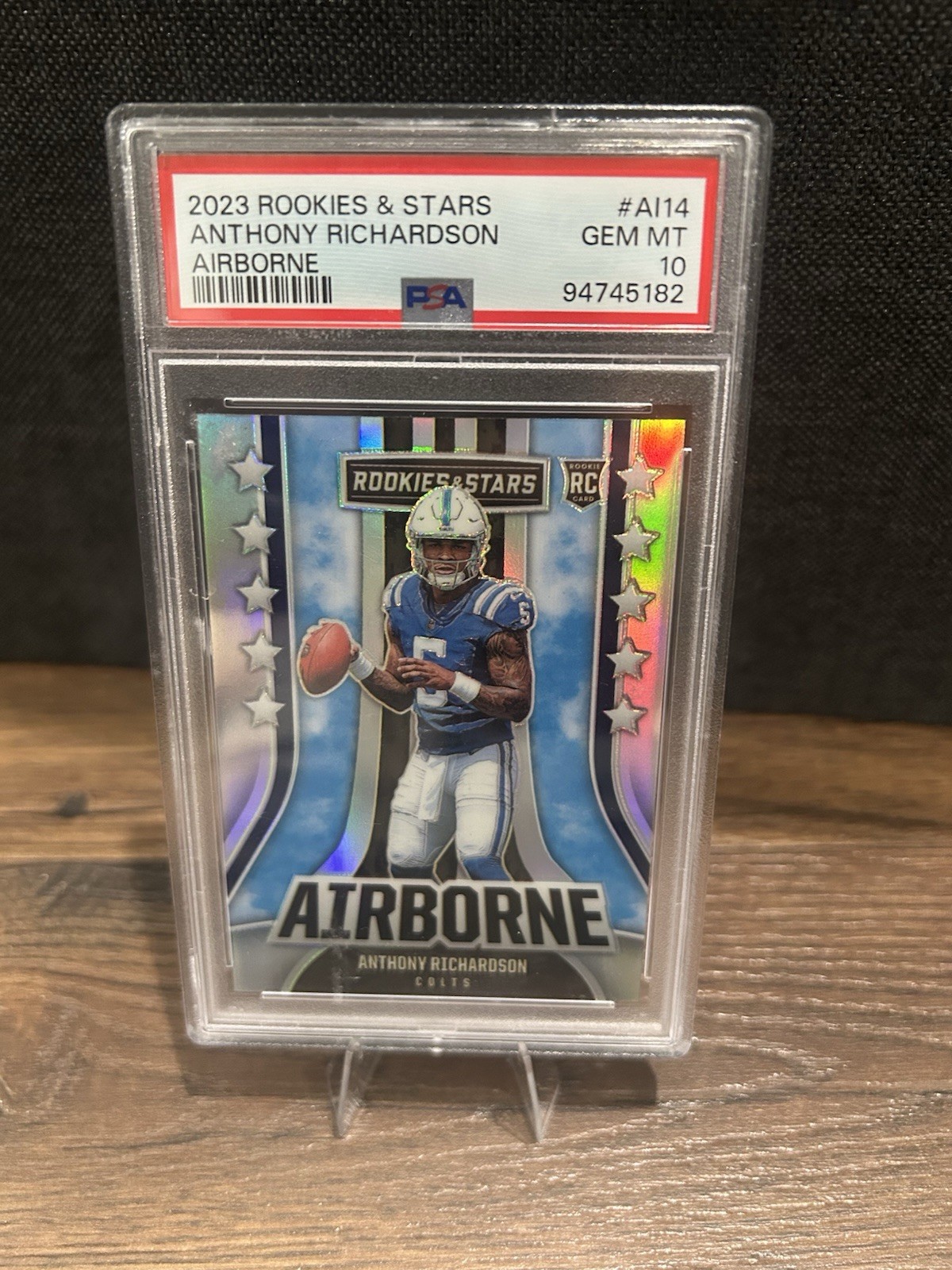 Anthony Richardson Panini Rookies & Stars Airborne #AI14 Silver