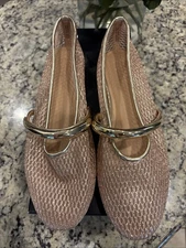 I.N.C. International ConceptsWomen's Rahmi Mary Jane Flats-Gold flats 