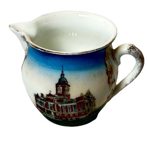 ANDERSON, INDIANA IN Antique COURT HOUSE  Souvenir China CREAMER