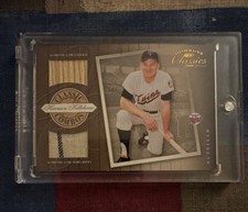 Donruss 2001 Classics Combos Killebrew Carew Twins Game-Used Bat Jersey #/50