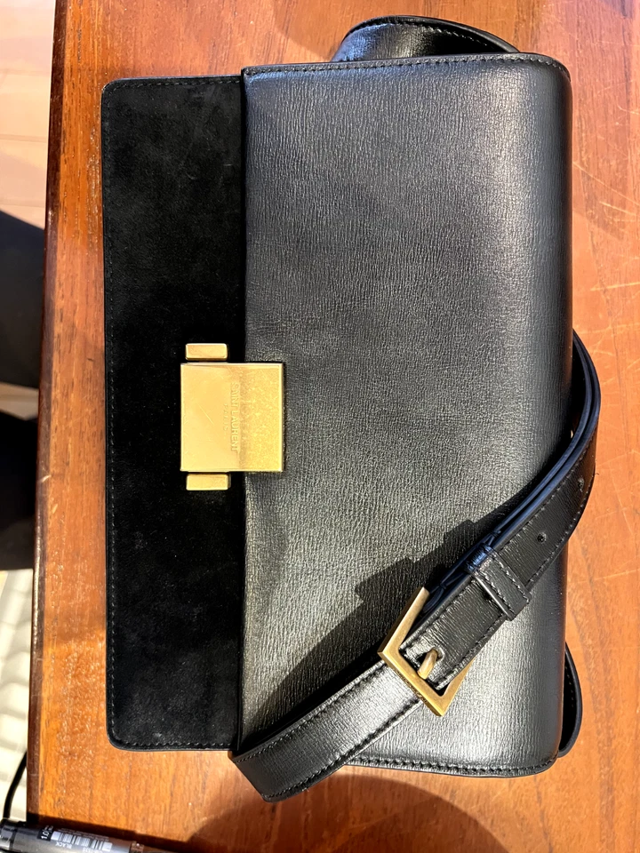 Bolso Bandolera Preloved Saint Laurent 2018 Mediano Piel de becerro y Gamuza Bellechasse Foto 2 de 4