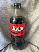 Share A Coke with   Cody    2025 Personalized Gift Coca Cola Bottle 20oz Zero
