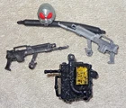 1988 & 89 Vintage Hasbro Gijoe Night Force Charbroil Action Figure  Accessories