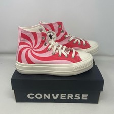 Converse Chuck Taylor All Star Lift Platform High Candy Pink Swirl Women s 6.5