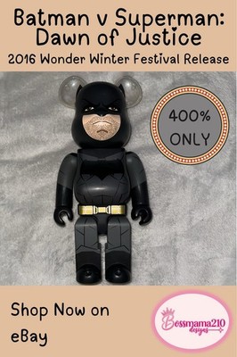 BE@RBRICK Batman 400% Wonder Festival 2016 Winter Ltd 800 Batman v Superman New