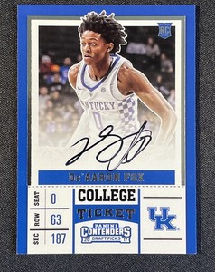 De Aaron Fox Autograph | eBay