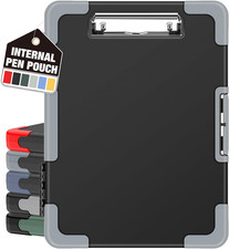 Toughest Clipboard with Storage, Internal Pen Pouch Included, Letter/ A4 Size, S