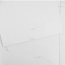 Uimoso 50PCS 12x12" Self-Adhesive PVC Vinyl Floor Plank Peel Stick White Marble