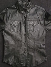 Bikers Dream Apparel LEATHER JACKET Mens Small 3M thinsulate Studded zip pockets