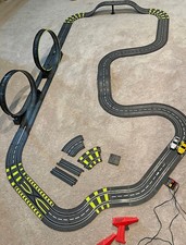 Artin Power Passers Slot Car Set with 2 Cars and Controllers Used Tested Works