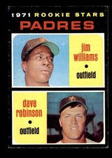 1971 Topps #262 Jim Williams/Dave Robinson Padres Rookies EX/EX+ X3697779