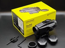 Swampfox Trihawk 3x30 Prism Scope Red/Green Dot Sights MOA Red/Green Reticle