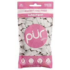 Sugar Free Chewing Gum, Bubblegum, 55 Pieces, 2.72 oz 77 g