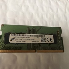 Micron 16GB 1Rx8 PC4-3200AA-SA2-11 SODIMM Laptop Memory P/N: MTA8ATF2G64HZ-3G2E2