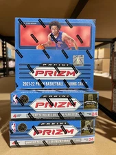 2021-22 Panini Prizm NBA Basketball Factory Sealed Retail Box 24 Packs
