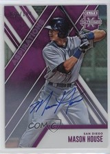 2017 Panini Elite Extra Edition Aspirations Purple /100 Mason House #78 Auto 2u3