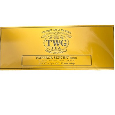 TWG Tea Follow Me Tea   15 Cotton Teabags   Luxury Green Tea Blend   Sealed Box
