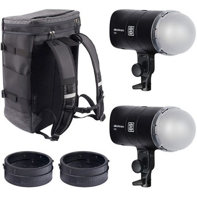 Elinchrom ONE Dual (two head) Kit [Store Demo Unit} 1YR Warranty! EL20931.2