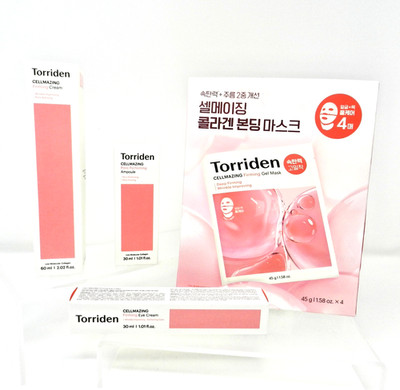 Torriden Cellmazing Low Molecular Collagen Firming Anti-aging 4 Pc Set K-Beauty