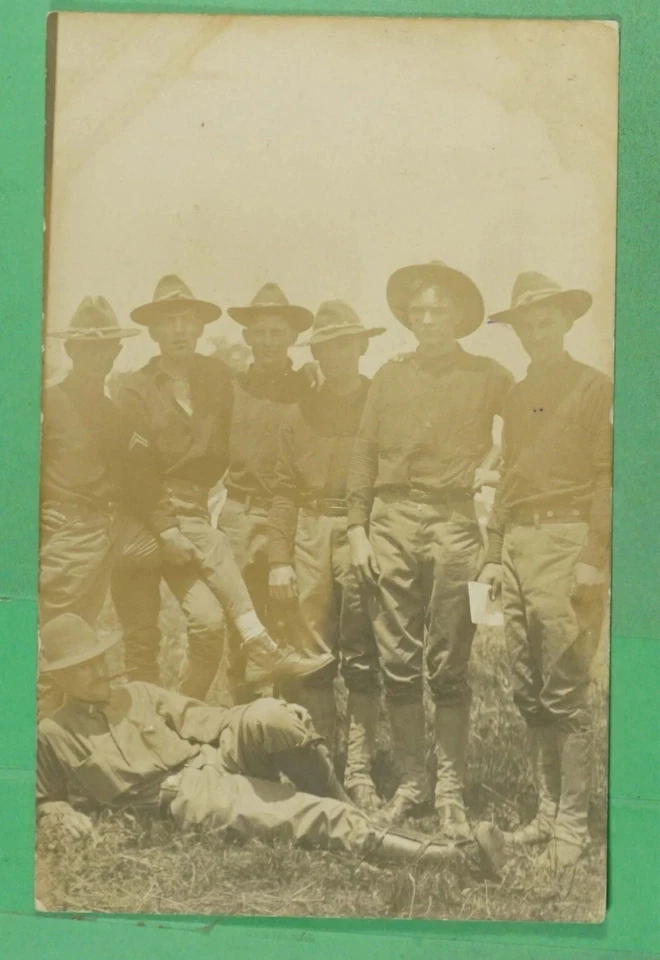 INDIANA-Lawrence, Marion Co (1846-1950) 1907 DOANE 2/5 Cancel Soldiers RPPC - Image 3 of 3