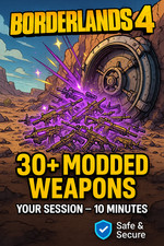 Borderlands 4 30 MODDED WEAPONS - 10 Minutes - Same Day