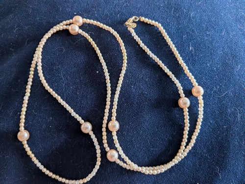 M&S Faux Pearl Necklace 18"
