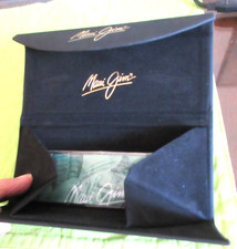 MAUI JIM AUTHENTIC EYEGLASSES SUNGLASSES BLACK GOLD FLAP CASE with CLOTH NEW