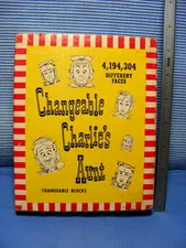 Vintage 1952  Changeable Charlie's Aunt Blocks