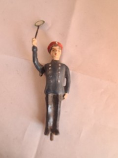Massefigur Zug Schaffner