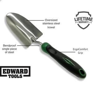 Trowel de jardin surdimensionné durable - Design Bend-Proof avec Grip Ergonomic Comfort