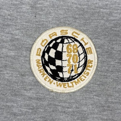 Retro Porsche Marken Weltmeister 69 70 71 Patch